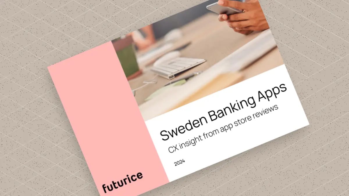 Cover image of Sweden banking apps review report from Futurice